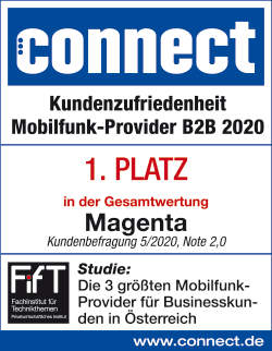 Testsieger - Kundenzufriedenheit Mobilfunk-Provider B2B 2020