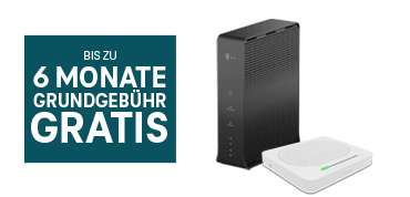 Bis zu 6 Monate Grundgebühr gratis
