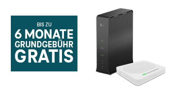 Bis zu 6 Monate Grundgebühr gratis