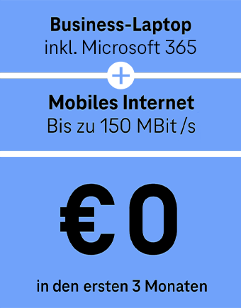 Business Laptop und Mobiles Internet Kombi