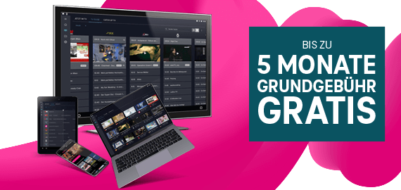Bis zu 5 Monate Grundgebühr gratis