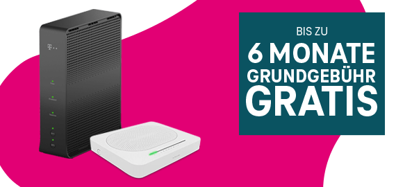 Bis zu 6 Monate Grundgebühr gratis