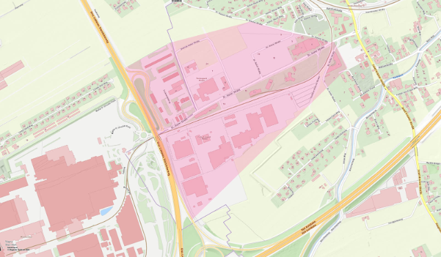 Karte Gewerbegebiet Dr. Auner Straße