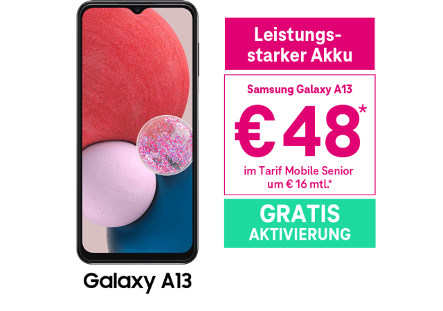 Samsung Galaxy A13 um 48€