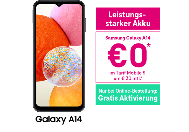 Samsung Galaxy A14 um €0