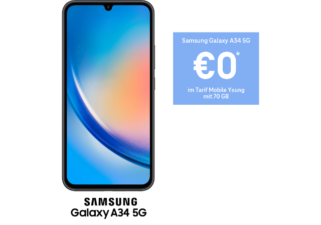 Samsung Galaxy A34 um € 0