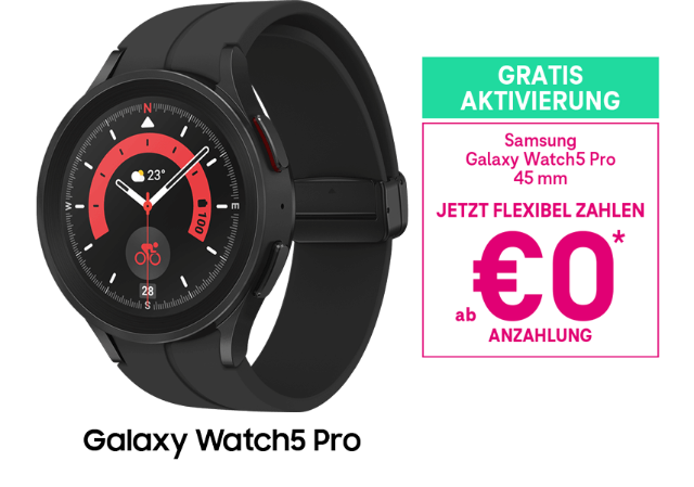 Samsung Galaxy Watch5 Pro ab €0 Anzahlung