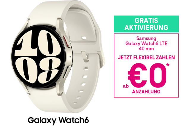 Samsung Galaxy Watch6 ab €0 Anzahlung