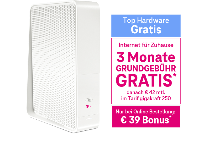 Internet für Zuhause – 1 Monat Grundgebühr gratis Internet für Zuhause – 1 Monat Grundgebühr gratis
