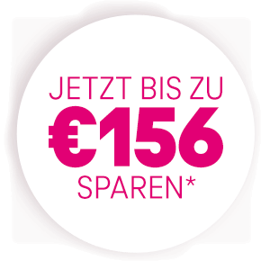 Jetzt bis zu € 156 sparen