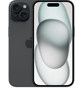iPhone 15 Produktabbildung Vorder-/Rückseite iPhone 15