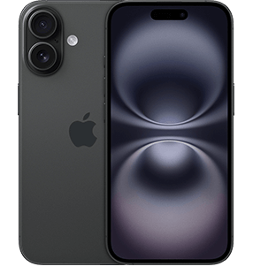 iPhone 16 Produktabbildung Vorder-/Rückseite iPhone 16