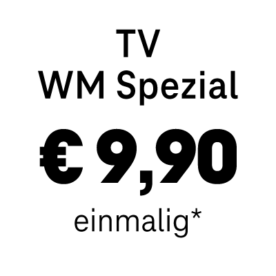 Störer einmalig 9,90 EUR