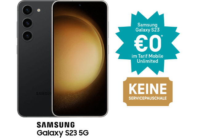 Samsung Galaxy S23 um €0