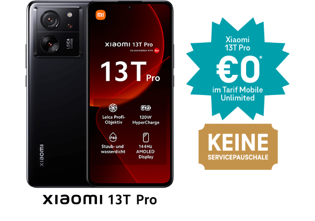 Xiaomi 13T Pro um €0