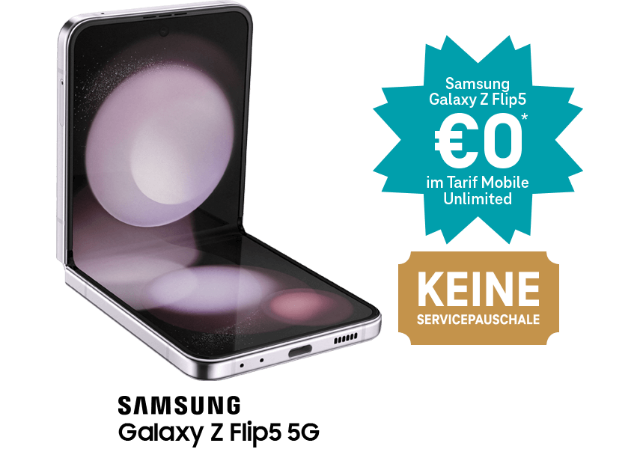 Samsung Galaxy Z Flip5 um €0