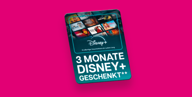 3 Monate Disney+ geschenkt