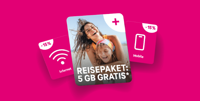 Reisepaket: 5GB Gratis