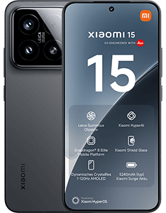 Produktabbildung Vorder-/Rückseite Xiaomi 15