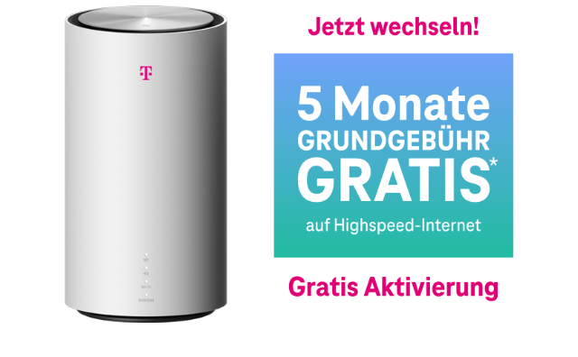 €0 Grundgebühr für die ersten 5 Monate