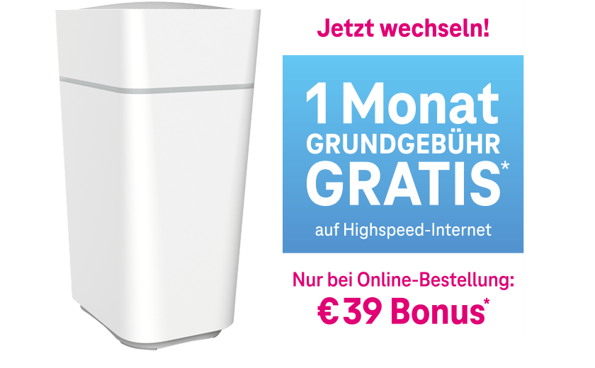 €0 Grundgebühr für die ersten 2 Monate