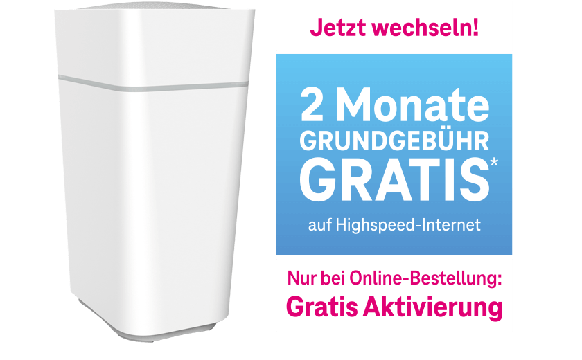 €0 Grundgebühr für die ersten 2 Monate