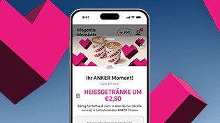Ein Angebot von Magemta Moments wurde eingelöst - ein Heißgetränk um € 2,50 beim Anker