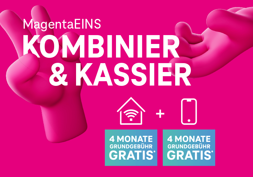 MagentaEINS – Kombinier & kassier Sommer Angebote mit Magenta