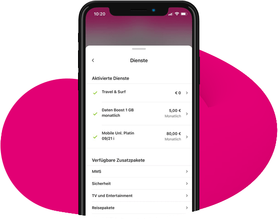 Mein Magenta App Volume Boost