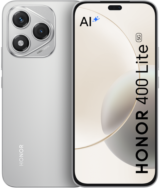 Front- und Rückansicht der Honor 400 Lite