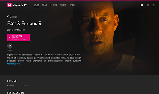 On Demand - Titel wählen