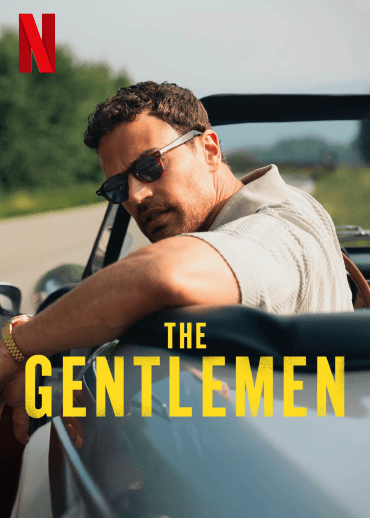 Filmposter des Filmes The gentlemen mit Netflix Logo
