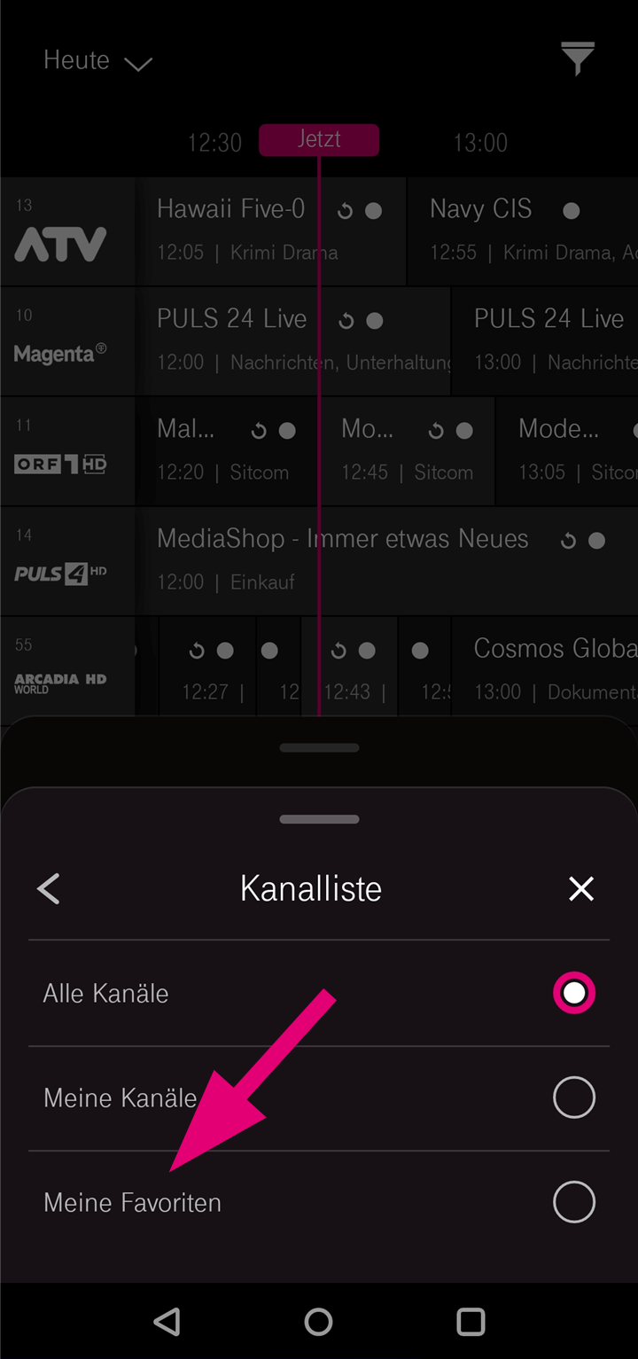 TV FAQ Magenta