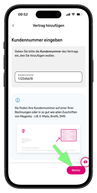 Mein Magenta App - Registrierung Schritt 11