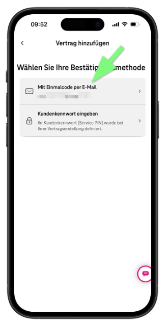 Mein Magenta App - Registrierung Schritt 12