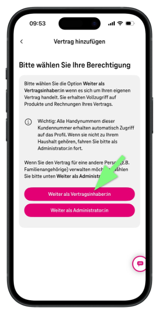 Mein Magenta App - Registrierung Schritt 15