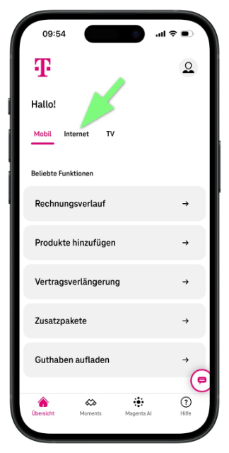 Mein Magenta App - Registrierung Schritt 17