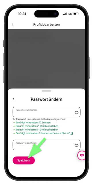 Mein Magenta App - Registrierung Schritt 22