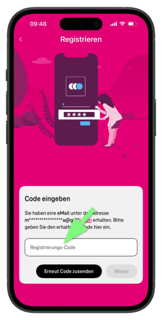 Mein Magenta App - Registrierung Schritt 5