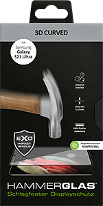 MLINE - 3D Curved Hammerglas - Samsung Galaxy S21 Ultra