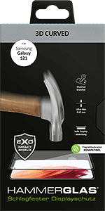 MLINE - 3D Curved Hammerglas - Samsung Galaxy S21