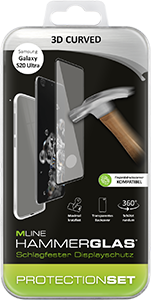 Protection Set 3D curved - maximal kratzfest - für Samsung Galaxy S20 Ultra - MLINE