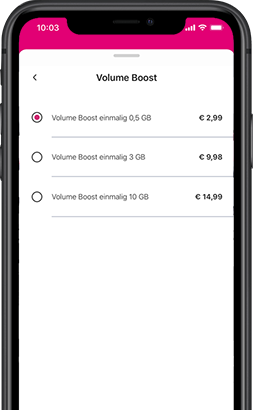 Mein Magenta App Datenvolumen