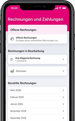 Mein Magenta App Rechnung