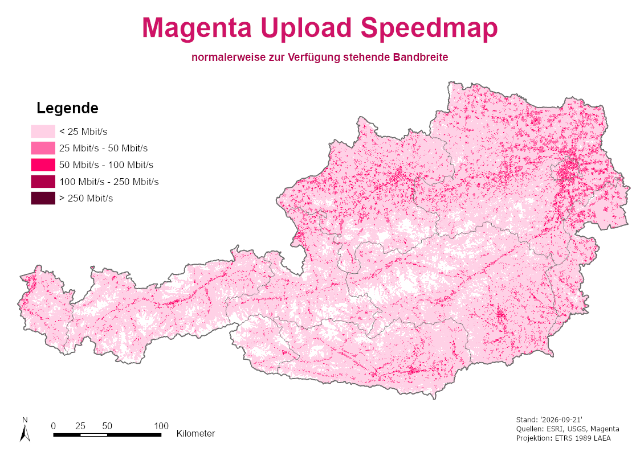 Magenta Upload Speedmap