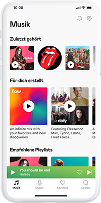 Deezer Screen Deezer Screen