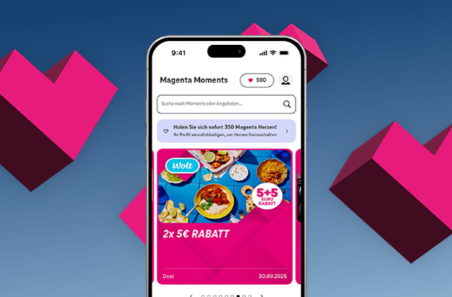 Viele Gutscheine und Rabatte mit Magenta Moments