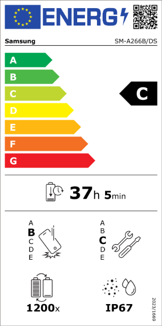 Energy_Label_Samsung_A26_SM-A266B_DS Eco