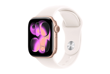 Apple Watch Series 11 Produktabbildung in Rosé Gold