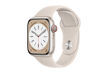 Apple Watch Series 8 41 mm Polarstern